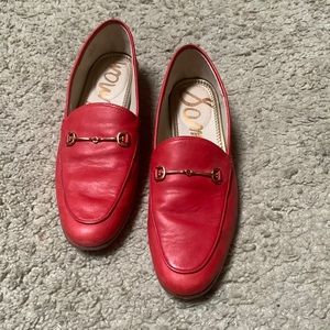 Sam Edelman Loraine Bit Loafer Red size 8.5 Women’s